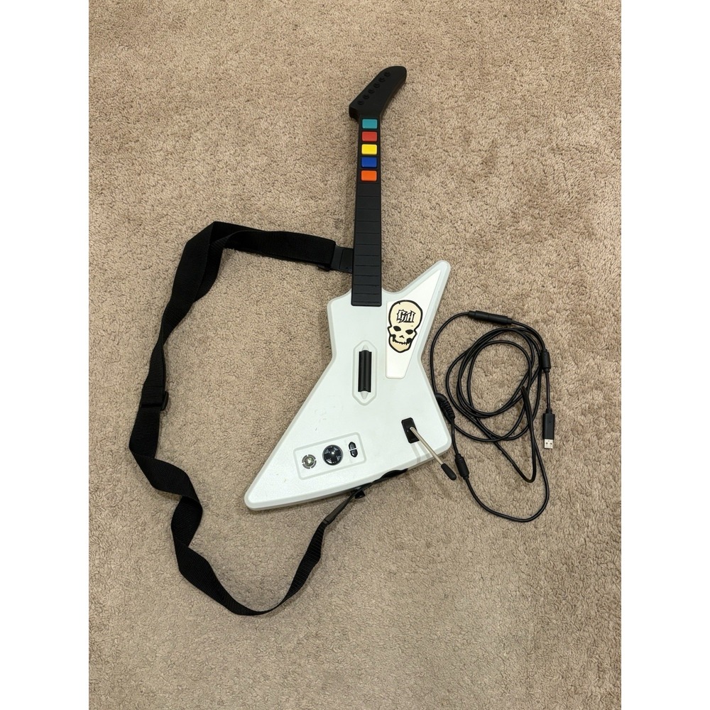 Guitar Hero Xbox 360 X-Plorer Xplorer Wired Controller 95055 RedOctane WHITE